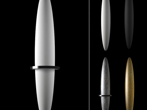  安特拉克斯刀锋加热毛巾架3d模型 