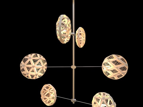  Chanpen枝形吊灯3d模型 