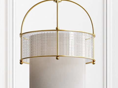  贝克手镯吊灯3d模型 