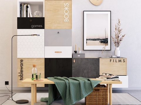  宜家_BESTA_套装_43d模型 