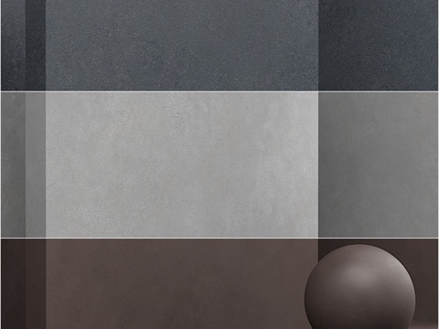  无缝材料 - 涂层、混凝土、灰泥套装3d模型 