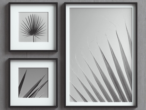  相框套装-373d模型 