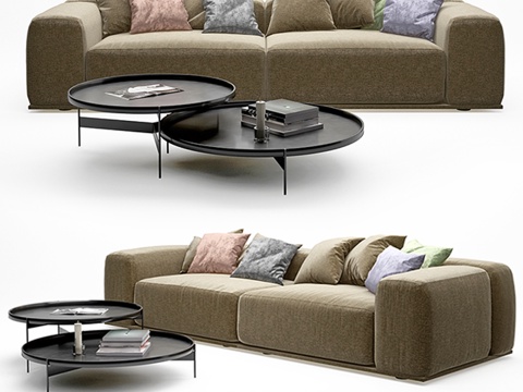  德拉诺德皮安卡沙发13d模型 