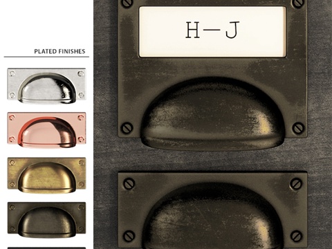  Nanz N°8681与N°8686家具拉手3d模型 