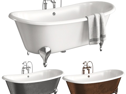  Devon &amp; Devon ADMIRAL浴缸3d模型 