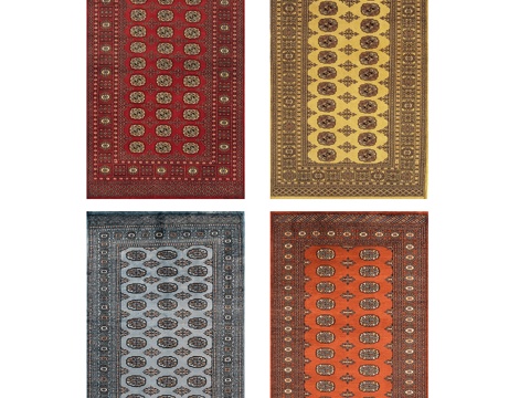  毛绒地毯353d模型 