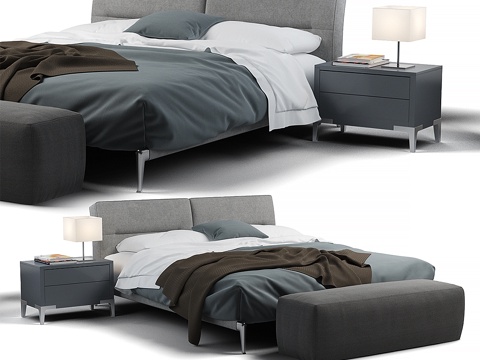  Adda Flexform床3d模型 