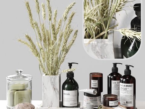  浴室套装33d模型 