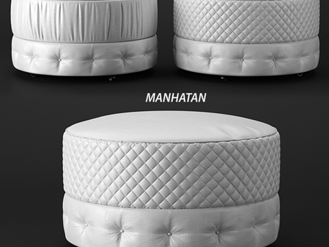  Estetica Manhattan脚凳3d模型 
