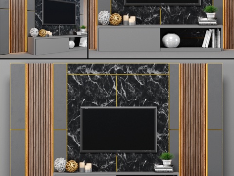  电视柜_183d模型 