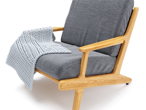  海湾休闲椅3d模型 