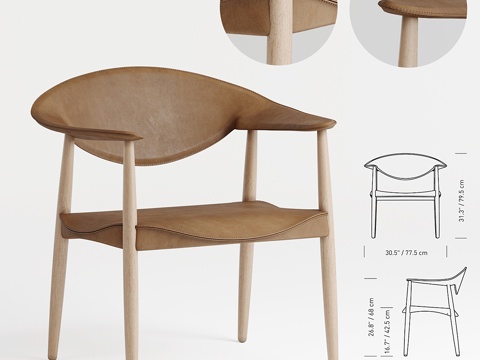  LM92P都市椅3d模型 