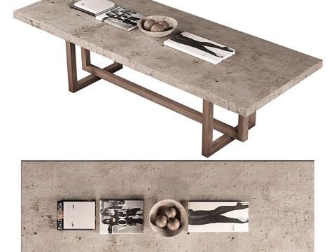  赫斯顿餐桌3d模型 