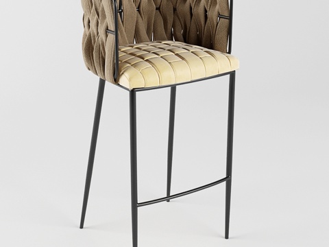  Kare吧凳Cheerio黄3d模型 