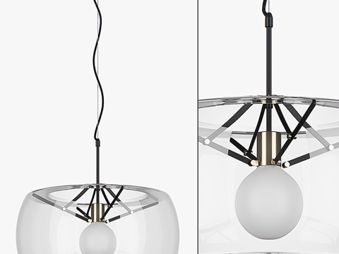  752010 水族馆光星灯具3d模型 