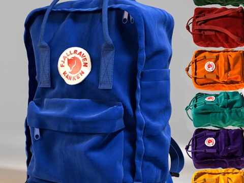  FJALLRAVEN背包3d模型 