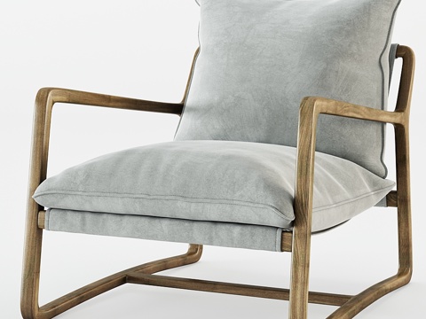  Abbott Ace扶手椅3d模型 