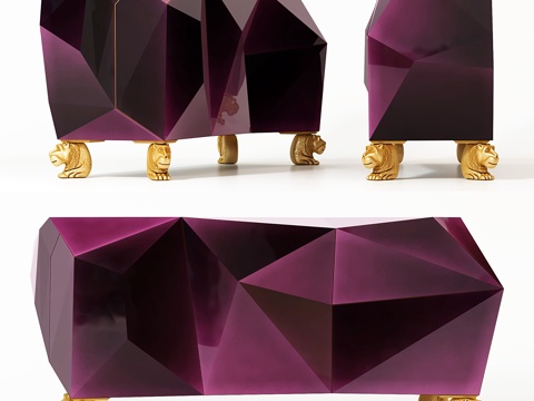  科维特沙龙出品波卡多洛博抽屉柜3d模型 