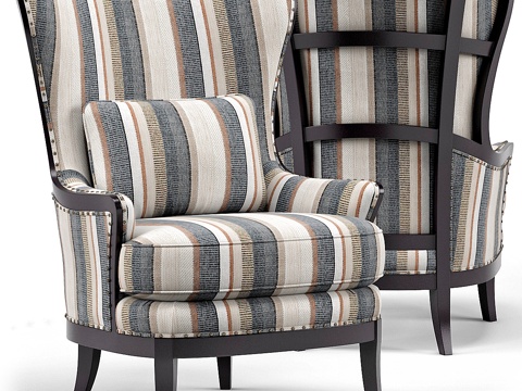  朴茨茅斯椅3d模型 