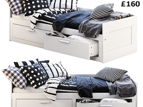  宜家Brimnes 33d模型 