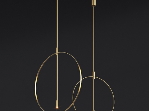  Formafantasma放大镜吊灯3d模型3d模型 