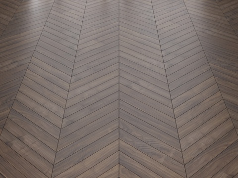  三种款式的弗吉尼亚胡桃木拼花地板3d模型 