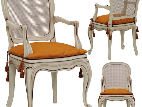  Salda Arredamenti 路易十五扶手椅 75153d模型 