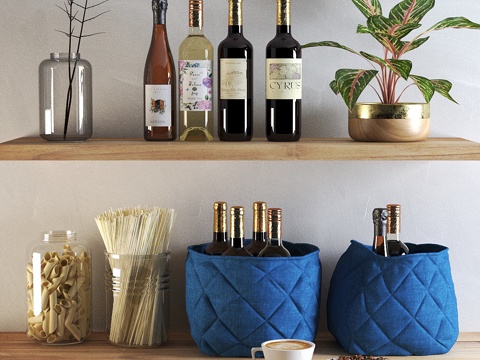  厨房用品3d模型 