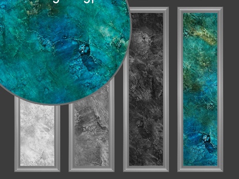  石质装饰灰泥，单层版本3d模型 