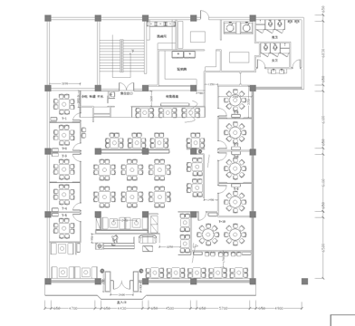 火锅店 最新全套施工图合集cad施工图