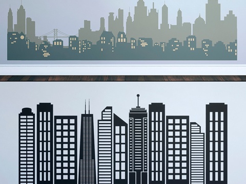  贴纸套装383d模型 