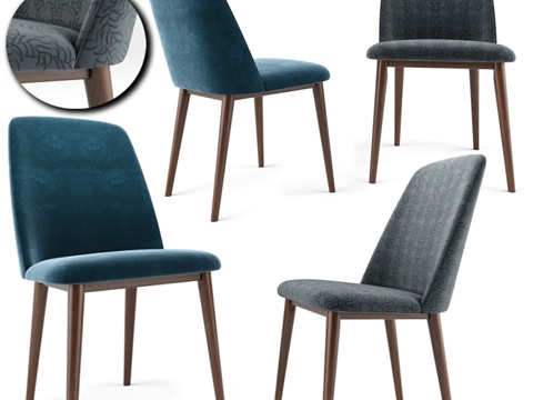  Tintori中世纪现代餐椅3d模型 