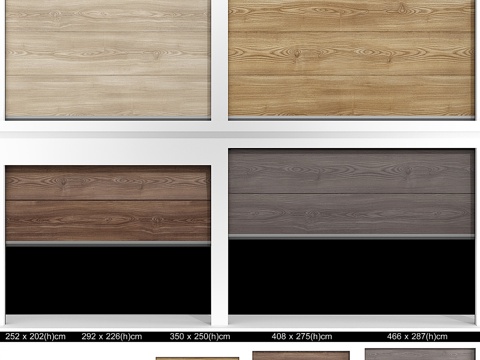  车库或仓库用门3d模型 
