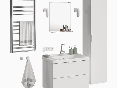  宜家Godmorgon套装33d模型 