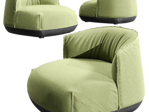  克里斯塔利亚布里奥尼休闲扶手椅（小号）3d模型 