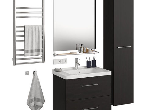  宜家Godmorgon套装13d模型 