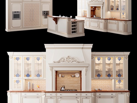  尊贵百合女王系列3d模型 