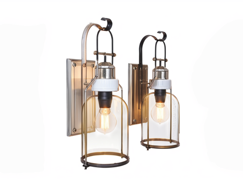 复古壁灯su模型