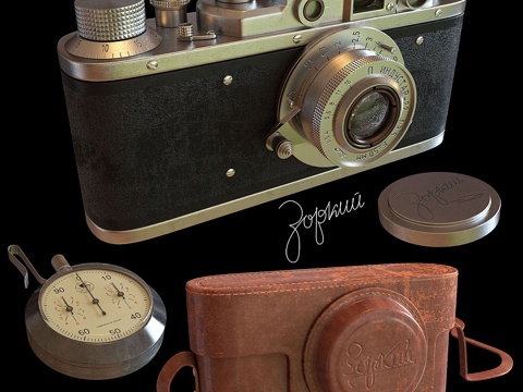  复古相机Sharp3d模型 