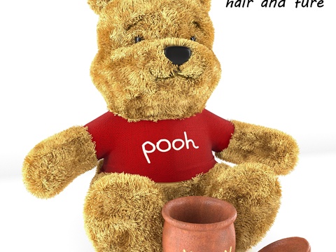  小熊维尼3d模型 