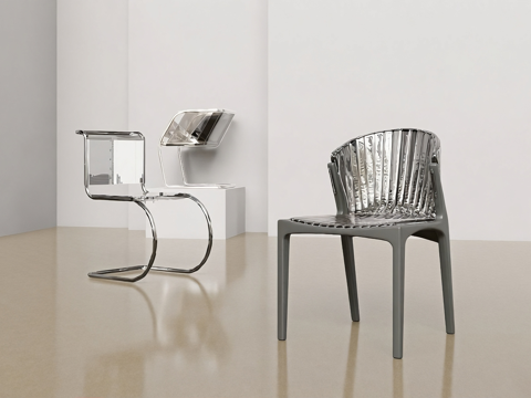 现代前卫椅子 设计师椅子 网红椅子su模型