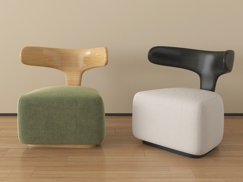 现代沙发凳 休闲椅 单椅su模型