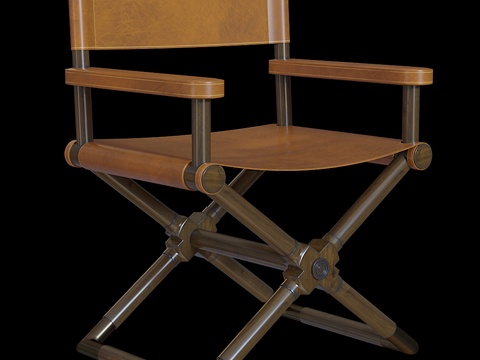  霍尔布鲁克导演椅3d模型 