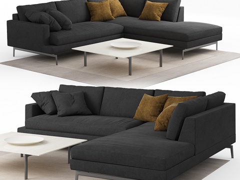  Larsen Verzelloni 转角沙发3d模型 
