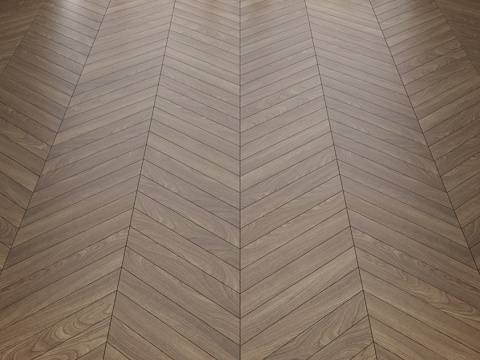  田纳西樱桃木拼花地板（3种类型）3d模型 