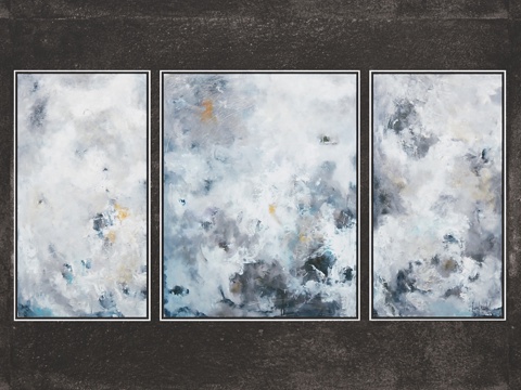  肯特·沃尔什金色辉光三联画约翰-理查德系列3d模型 