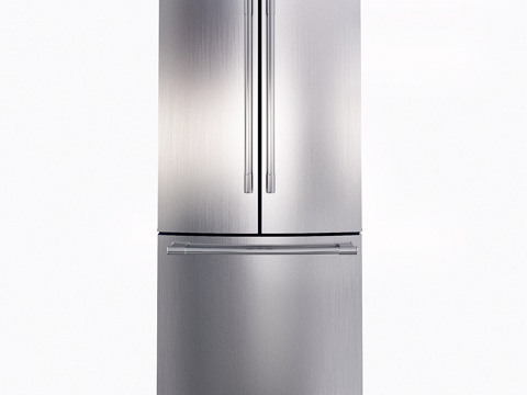  Jenn-Air台面深度不锈钢法式对开门冰箱3d模型 