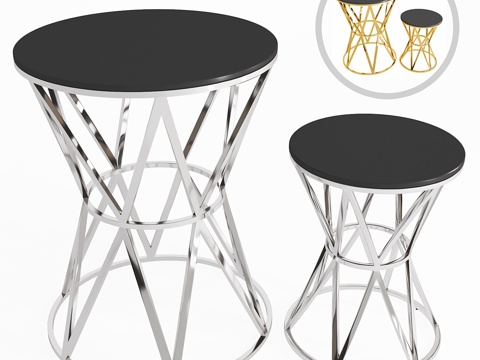  艾克霍尔茨多明戈边几3d模型 