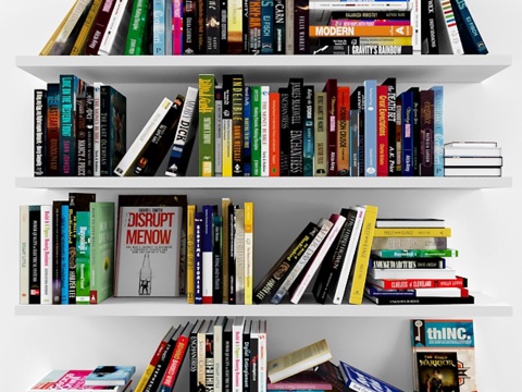  藏书系列3d模型 