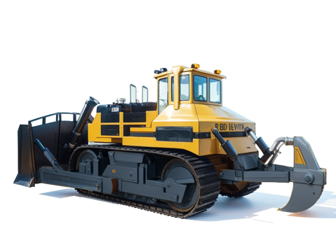  挖掘工程车su模型 